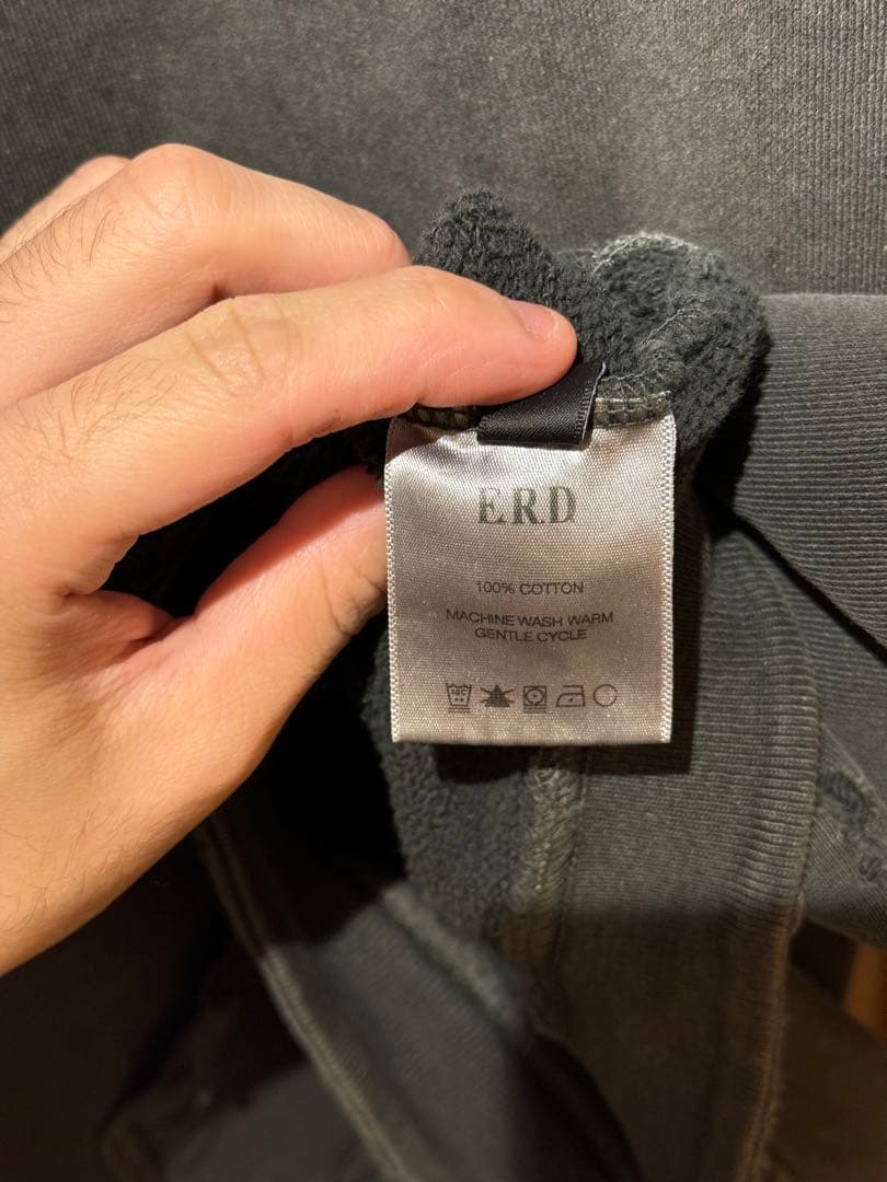 ENFANTS RICHES DÉPRIMÉS フード付きパーカー グレー