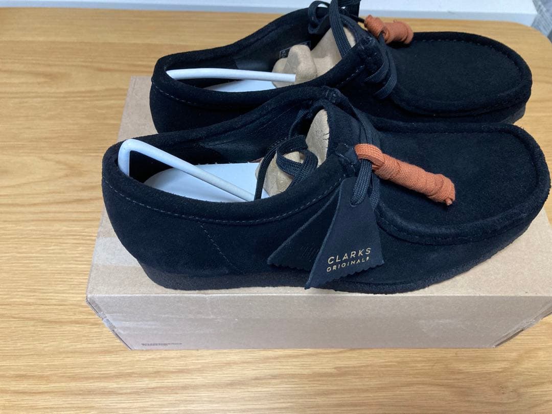 Clarks ワラビーブラック 25.5cm UK7h