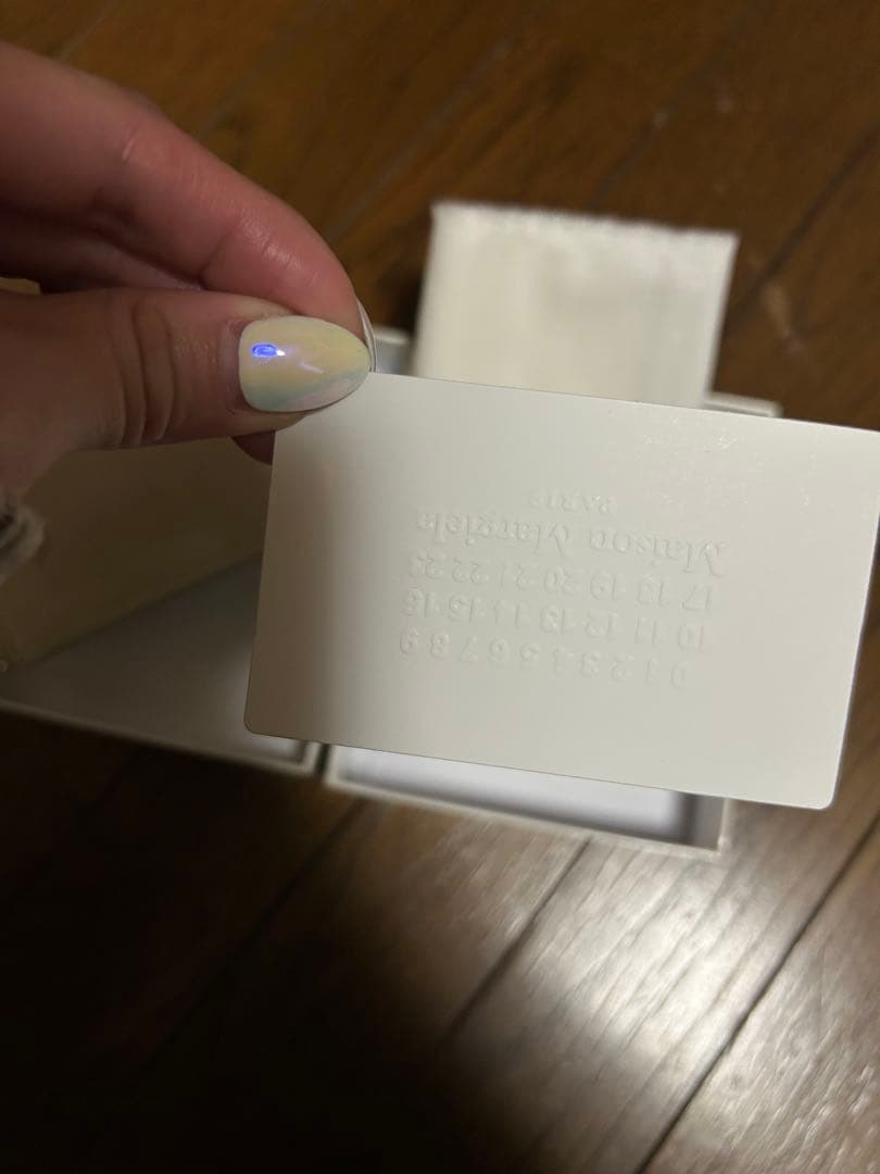 MAISON MARGIELA ホワイトレザー折り財布