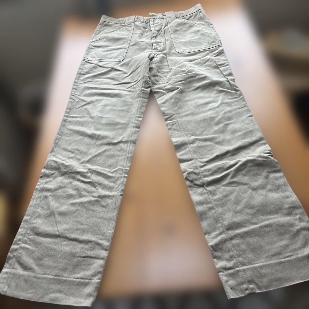 ベージュ コットン チノパン サイズ48