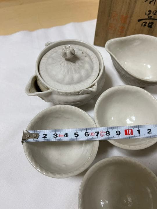 萬古焼　春山造茶器セット　煎茶器　茶道具