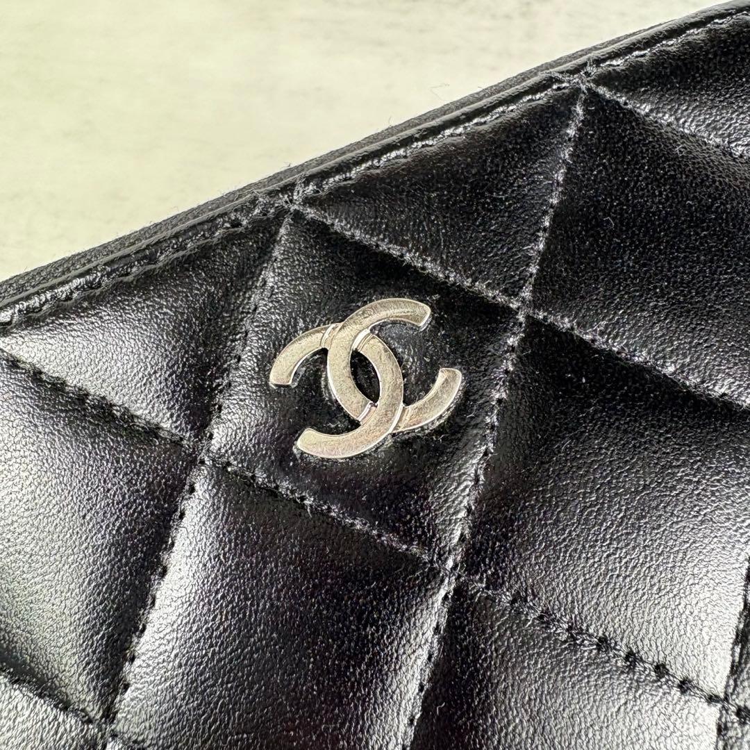 CHANEL シャネル　マトラッセ　キーリング付き　ケース