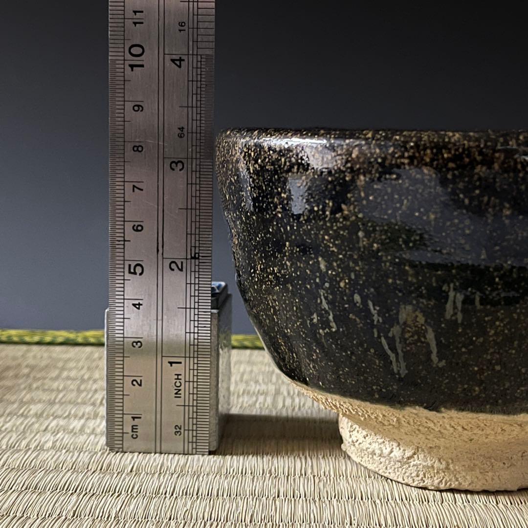 瀬戸焼 水野双鶴 茶碗 茶道具 骨董品 894