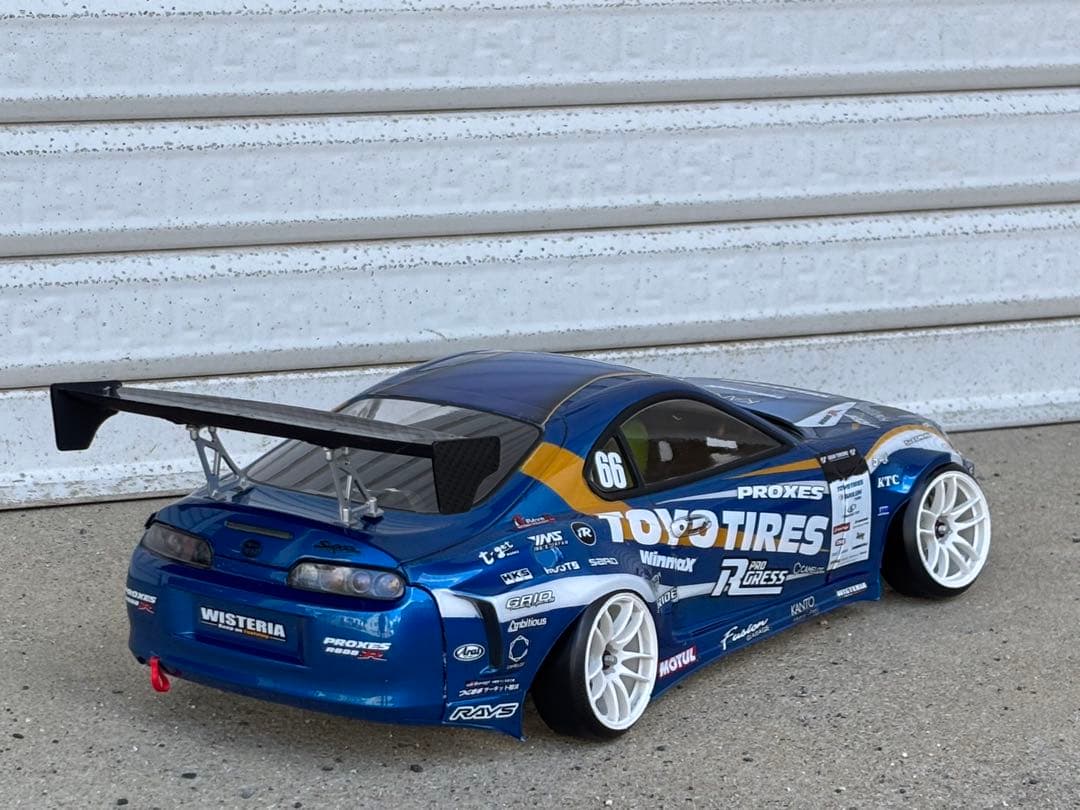 アディクション 80スープラ TOYO仕様 ラジドリボディ 塗装済未走行