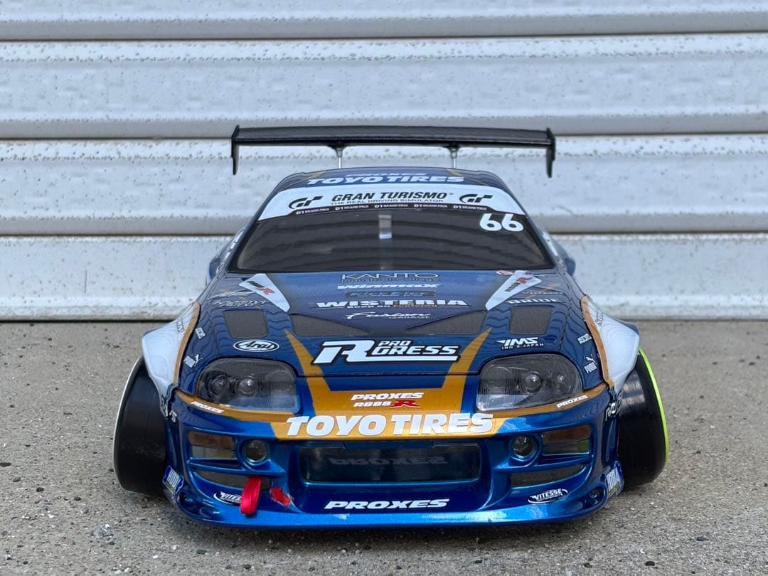 アディクション 80スープラ TOYO仕様 ラジドリボディ 塗装済未走行