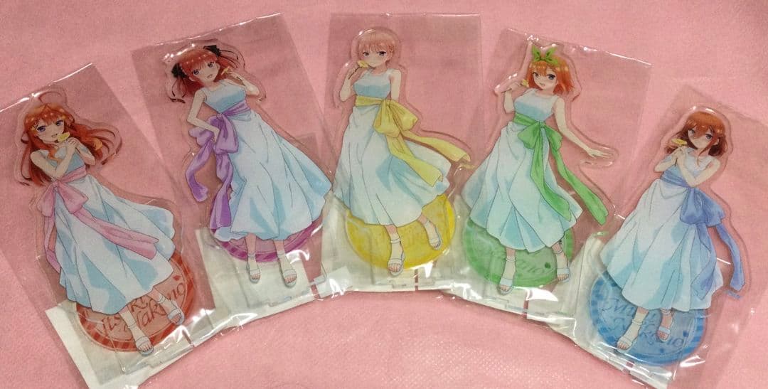 五等分の花嫁 アクリルスタンド 5体セット