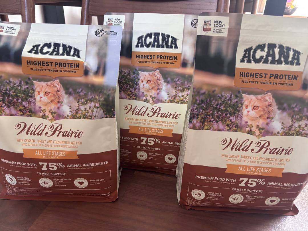 ACANA (アカナ) キャットフード ワイルドプレイリーキャット（3袋）