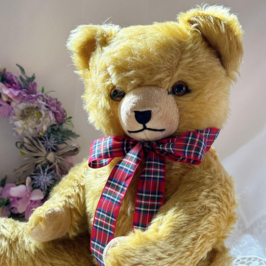 ❤️ニッカーボッカー❤️ 大きめずっしりアンティークベア　テディベア　ビンテージ