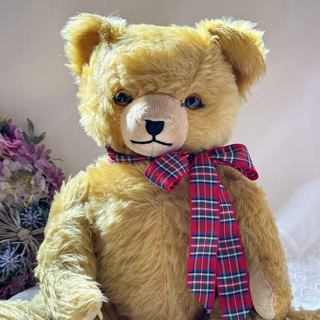 ❤️ニッカーボッカー❤️ 大きめずっしりアンティークベア　テディベア　ビンテージ