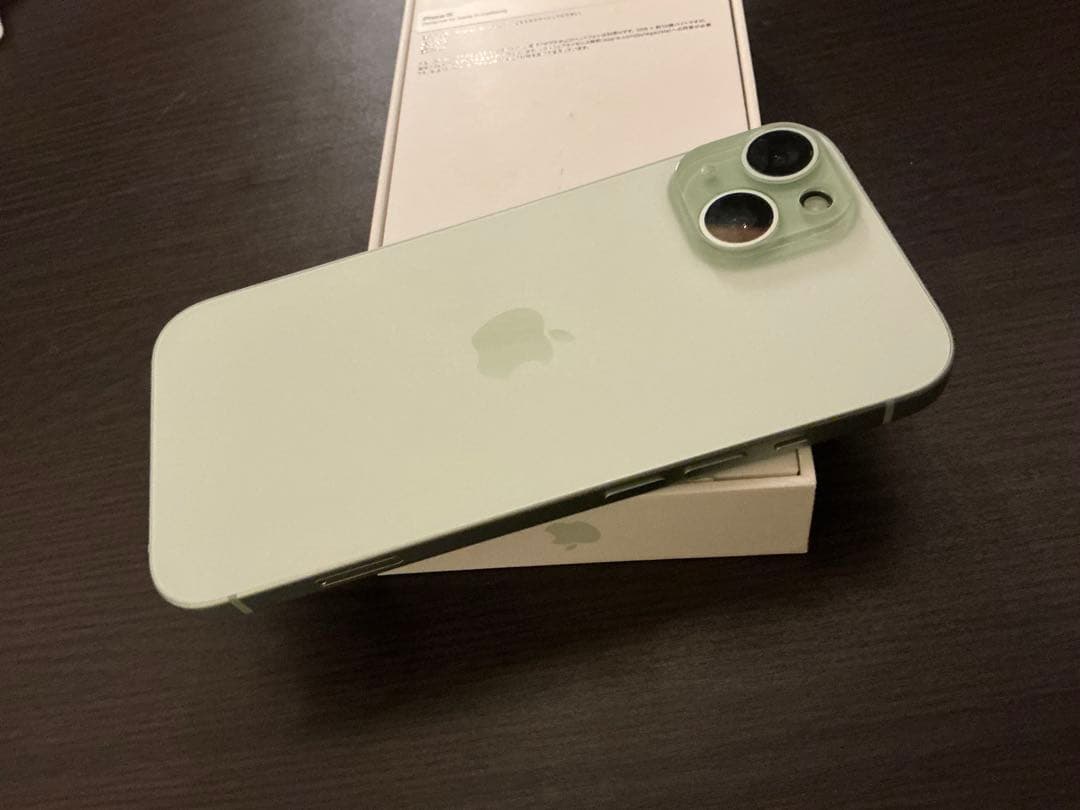 Apple iPhone 15グリーン 箱付き