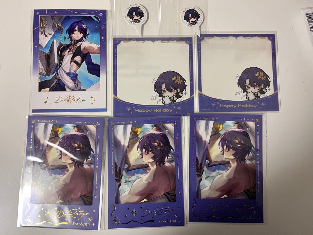 崩壊スターレイル　レイシオ 海外カフェ限定８点