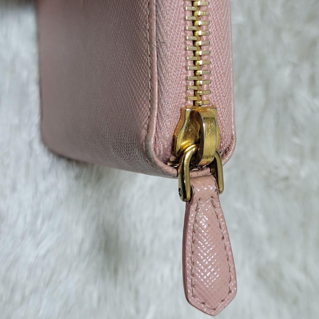 PRADA プラダ ケース 小銭入れ サフィアーノレザー ピンク