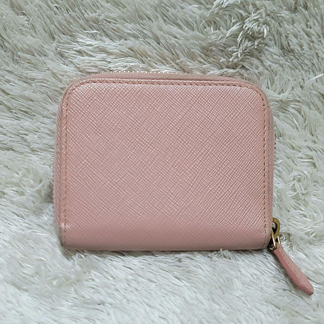 PRADA プラダ ケース 小銭入れ サフィアーノレザー ピンク