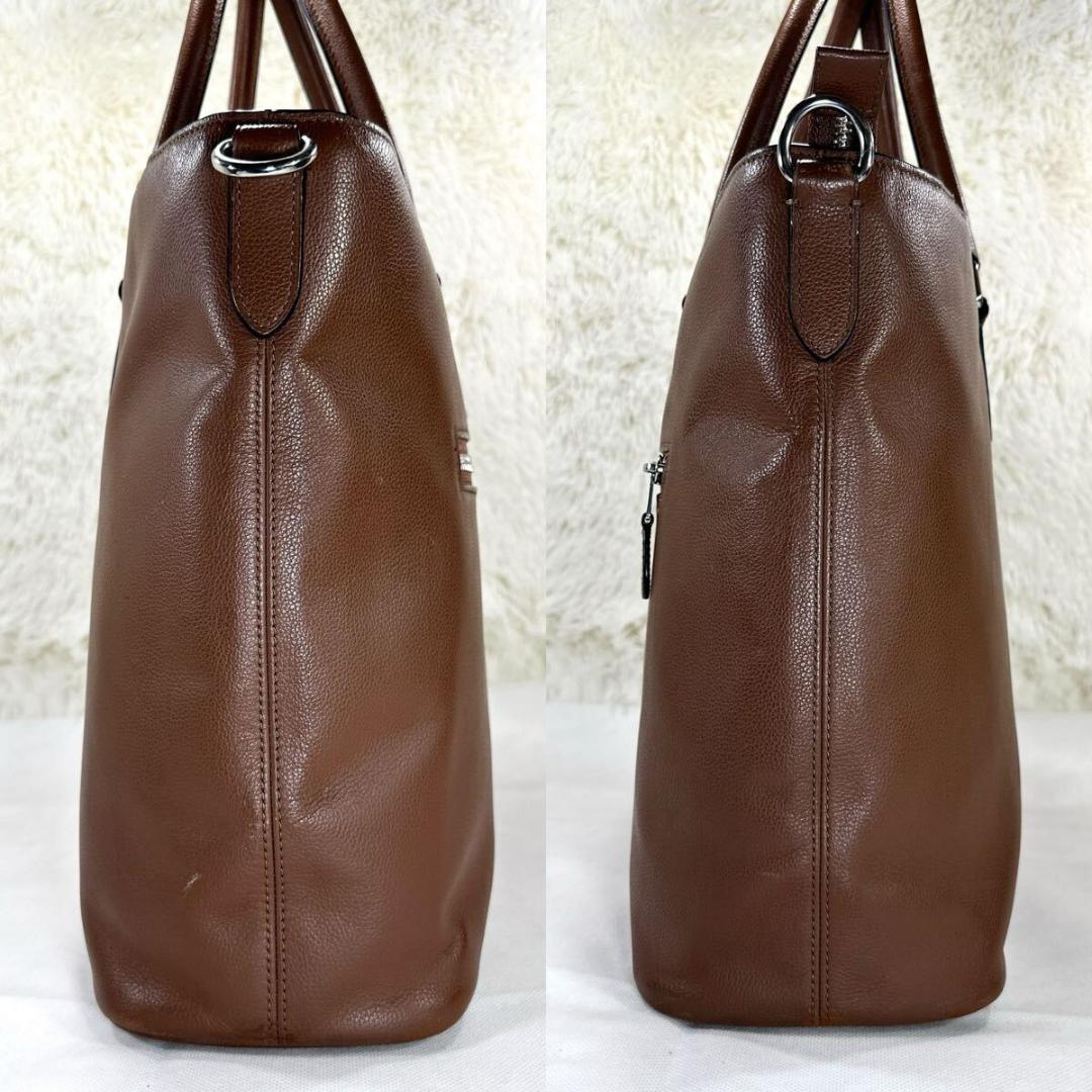 【極美品】コーチ ベケット 2way ビジネスバッグ ショルダー レザー A4可