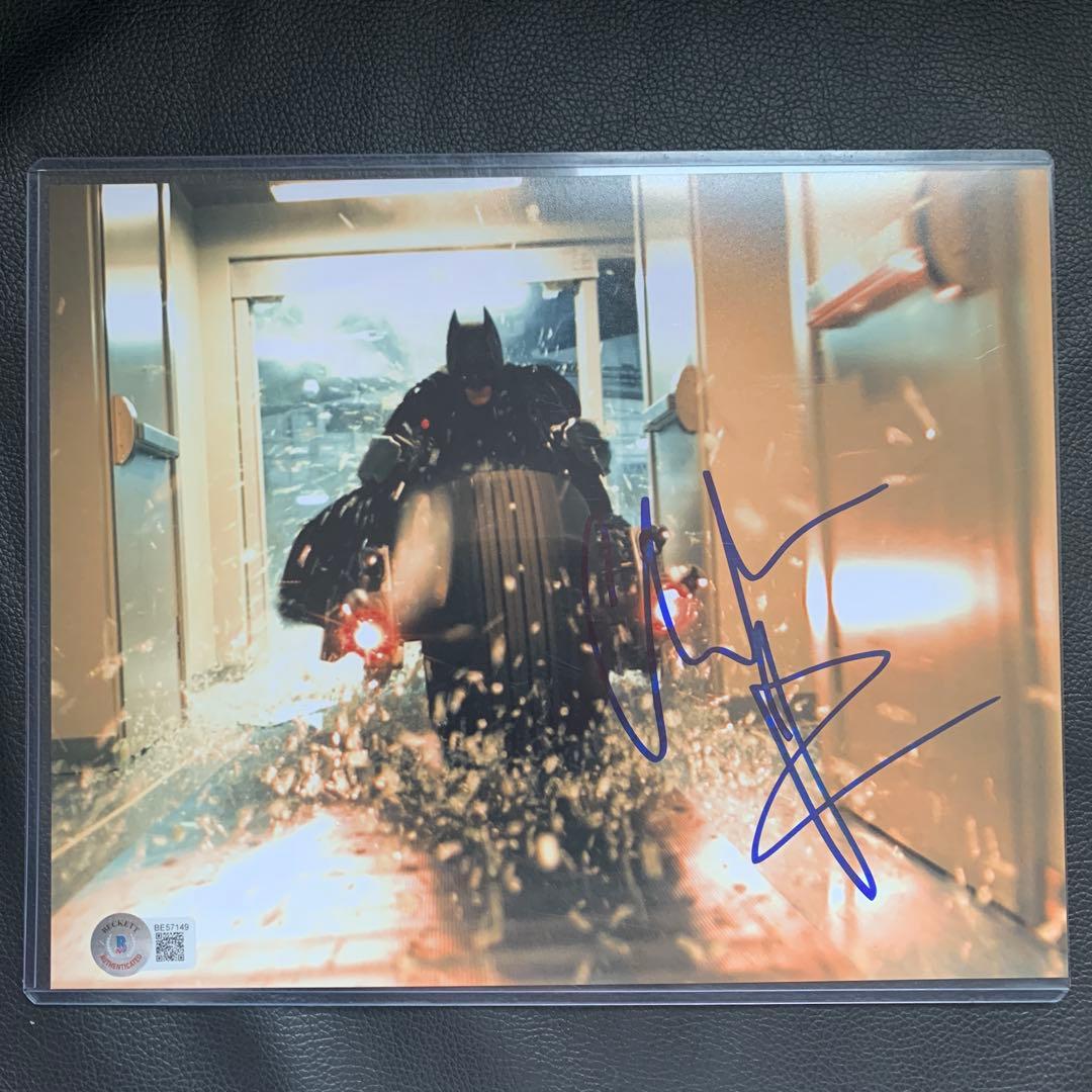 ベケット鑑定済み クリスチャン・ベール 直筆サイン入りフォト