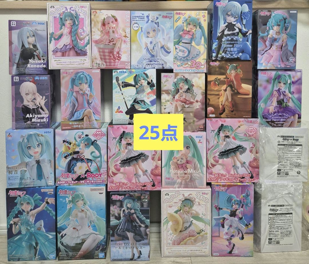 初音ミク 桜ミク フィギュア 25点セットまとめ売り タイクレ限定 ニーゴ