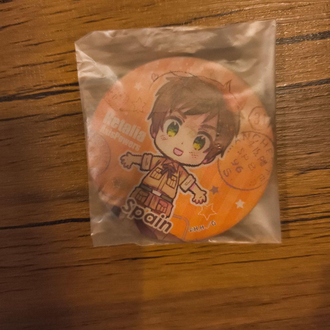 ヘタリア　チェンジング缶バッジ　スペイン　ちびきら
