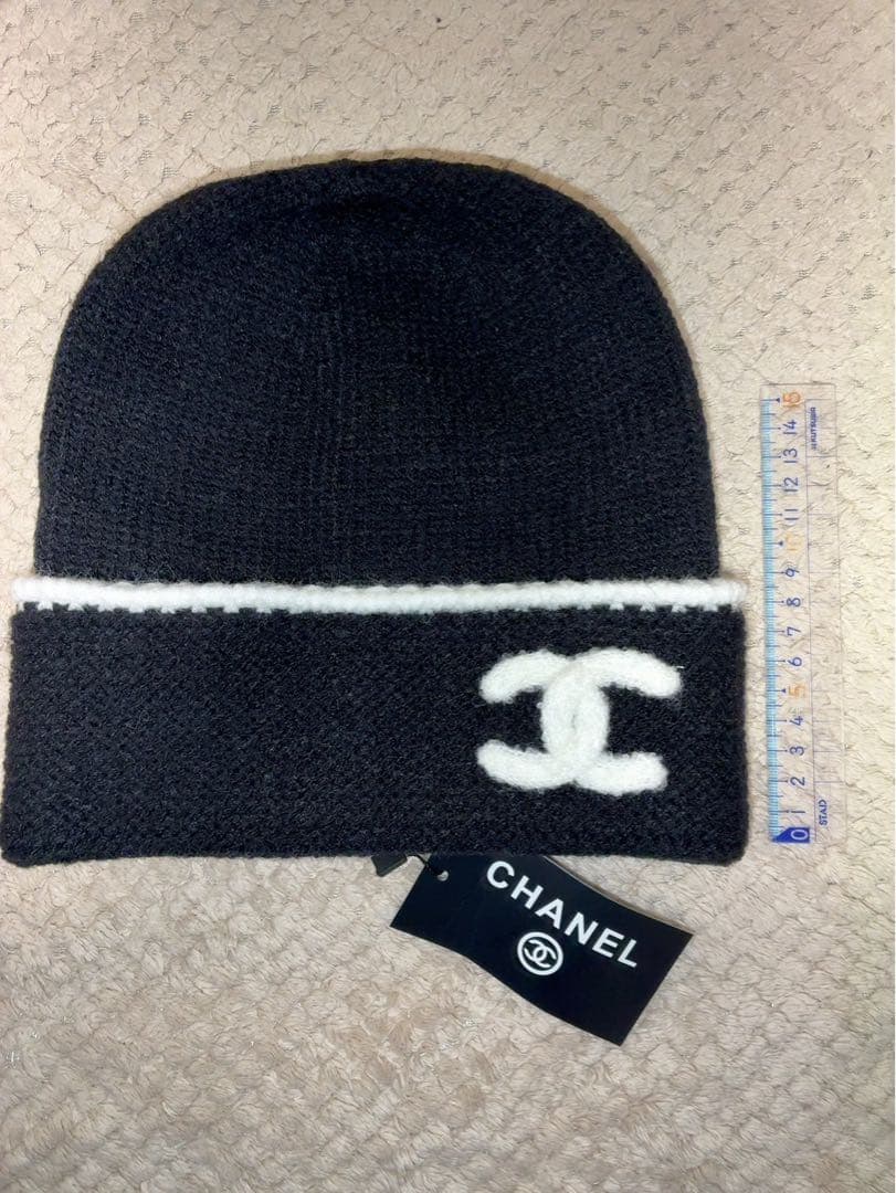 CHANEL（シャネル） ニット帽 黒
