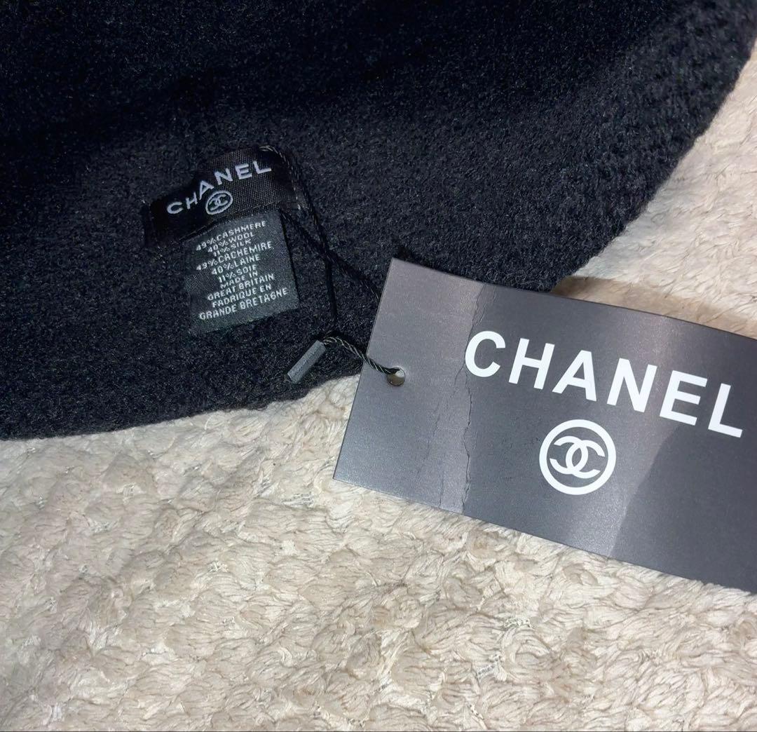 CHANEL（シャネル） ニット帽 黒