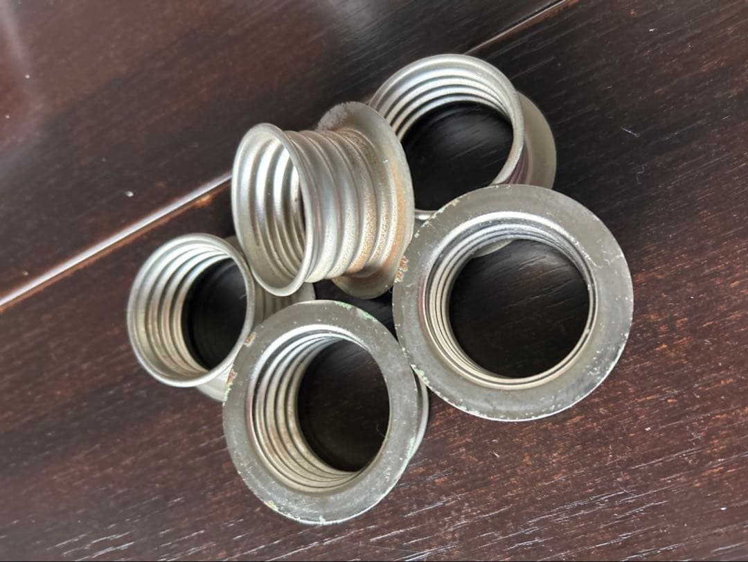 【USED】アンティーク風シャンデリア 5灯 ブラウン