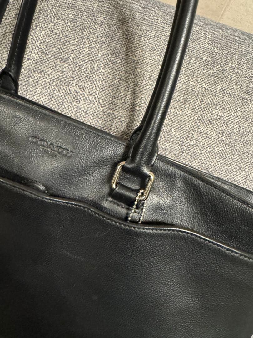 コーチ　COACH トート　バッグ　ビジネス　レザー　2way ブラック