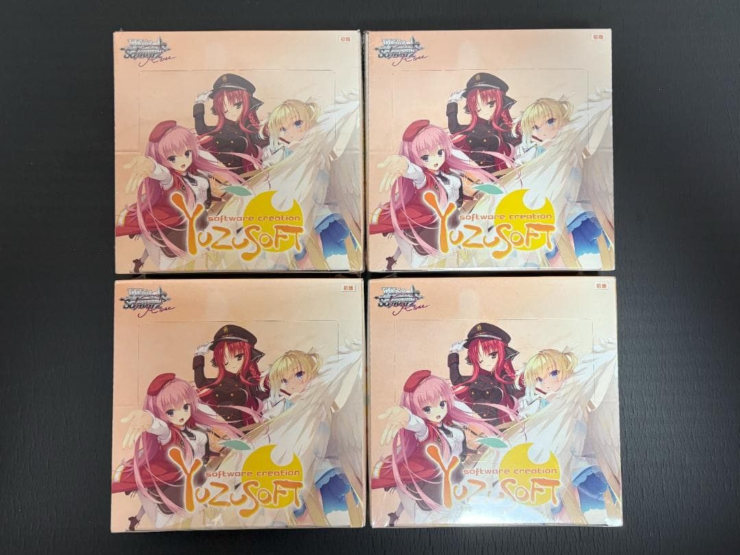ヴァイスシュヴァルツロゼ ブースターパック ゆずソフト 4BOX 新品未開封