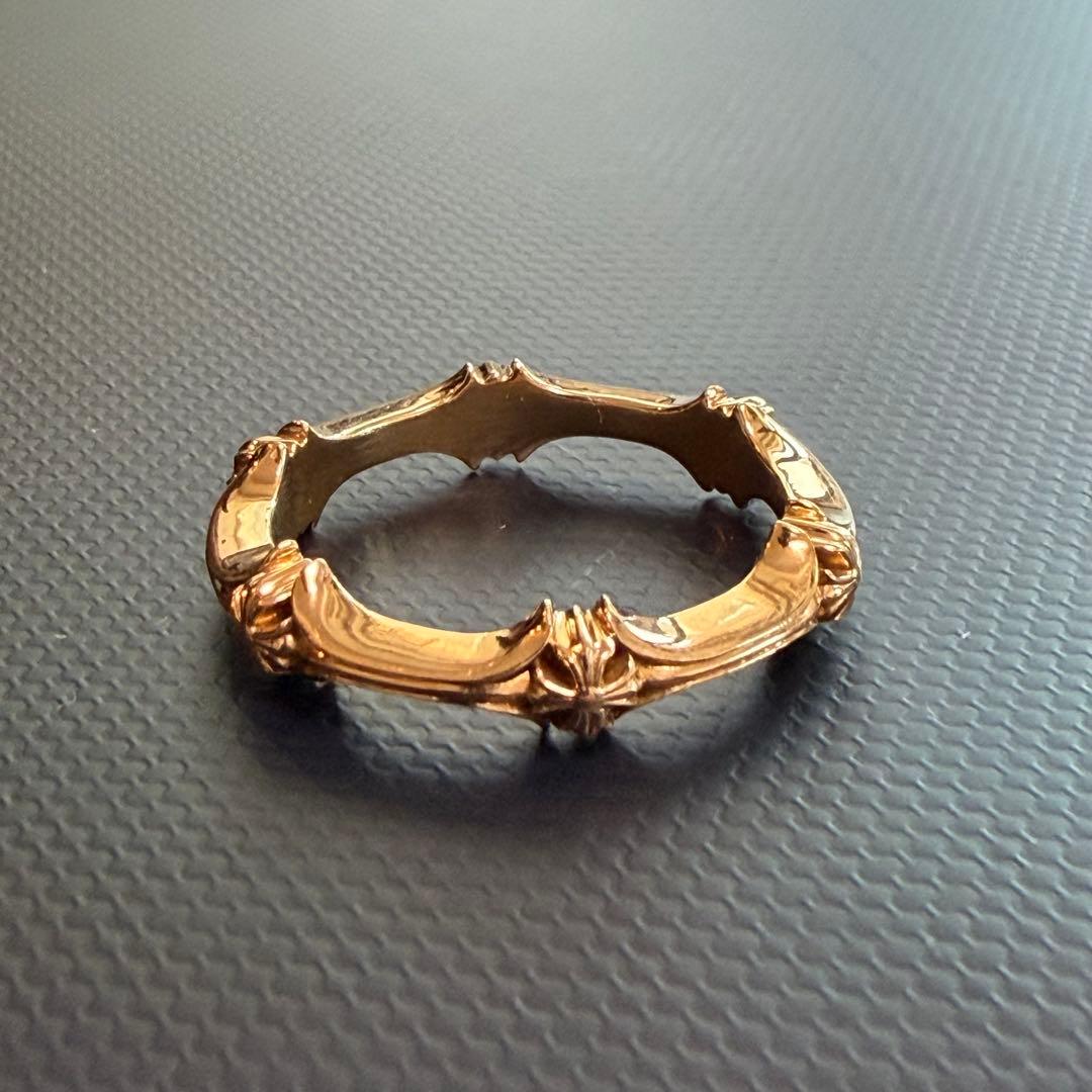 Chrome Hearts 22K リング プラス&ボーン 25号 クロムハーツ
