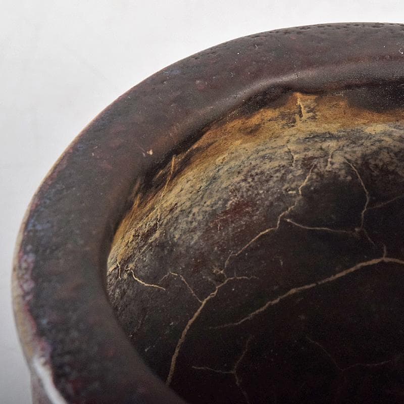 中国　均窯　釣窯釉　三つ足香炉　C　R8573