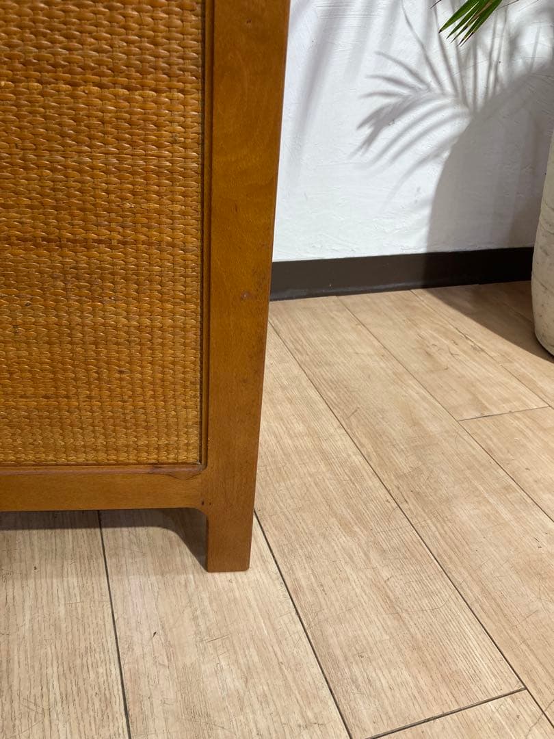 オールドカリモク　木製　棚　キャビネット　引き出し　アンティーク　レトロ