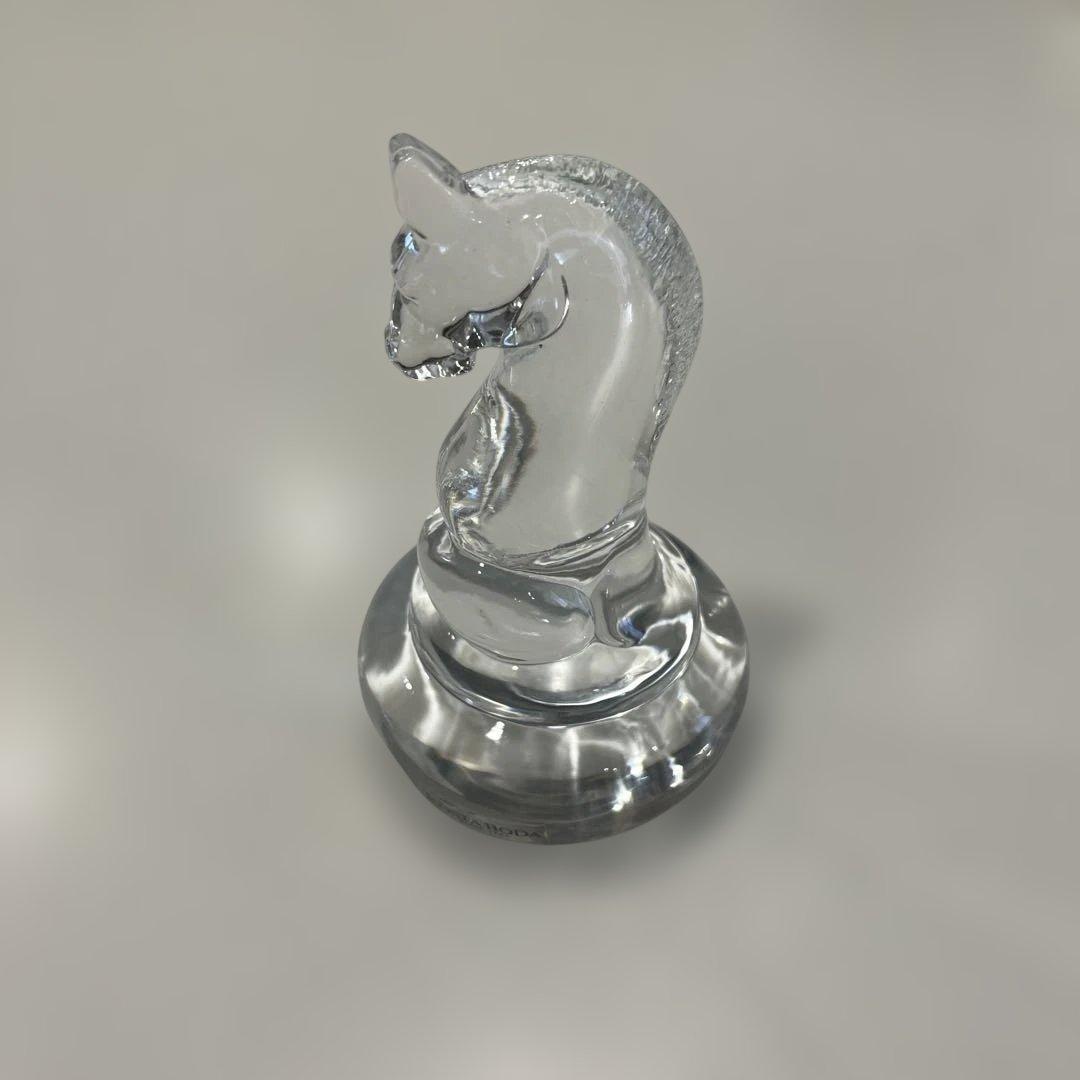 コスタボダ　ナイト　スウェーデン　ヴィンテージ　ホース　馬　オブジェ　ガラス