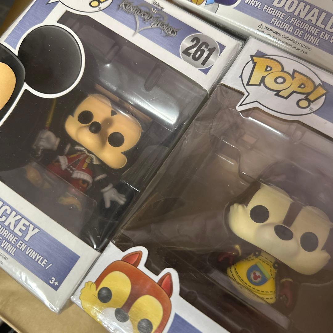 新品　廃盤　キングダムハーツ　POP！ファンコ　4点セット ドナルド　ミッキー