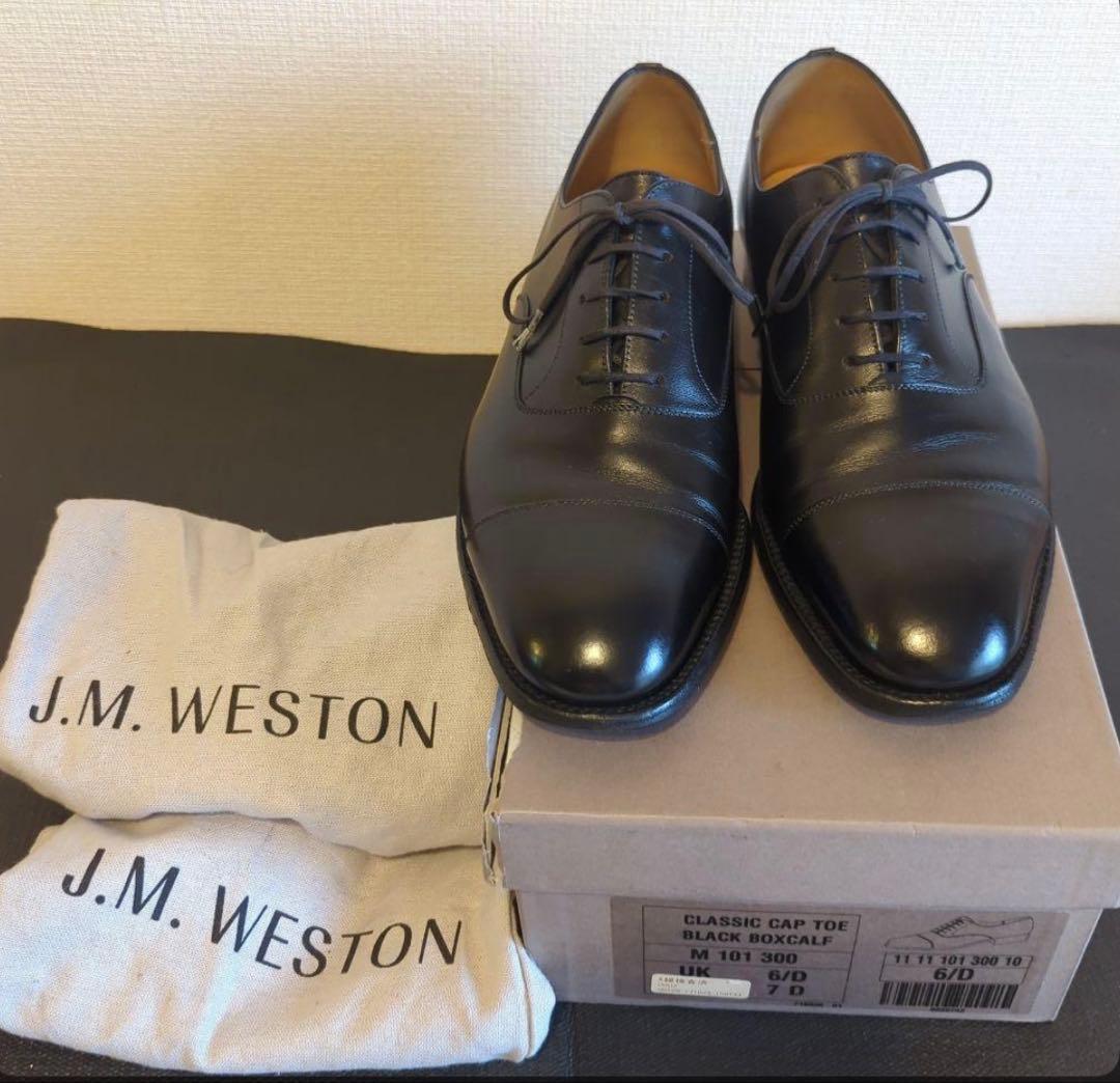 J.M.WESTON ジェイエムウエストン300ストレートチップ　6.5D