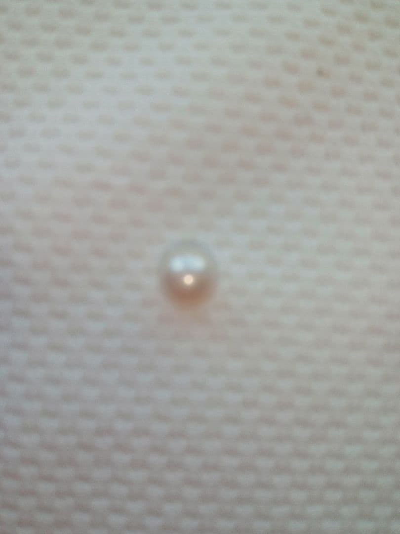 本真珠美品穴なし丸玉6ｍｍ新品未使用美品一粒