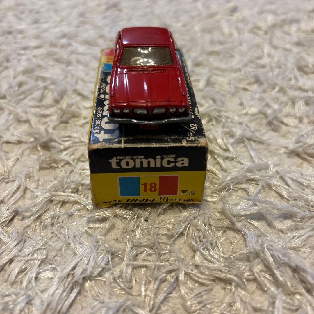 トミカ黒箱NO18ニッサン ブルーバードU 2000GT-X