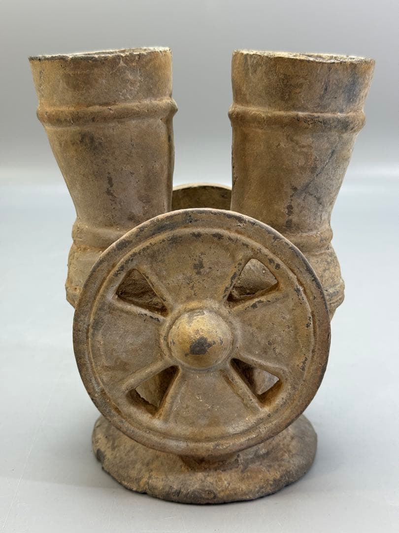 DT503 百済新羅 車輪形土器 古陶磁器