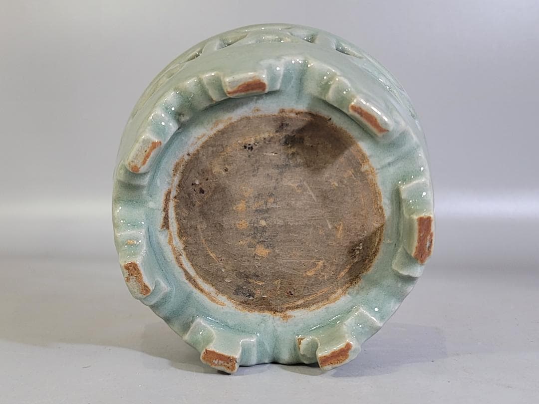 古美術 中国 天龍寺 青磁 燭台 茶道具伝来