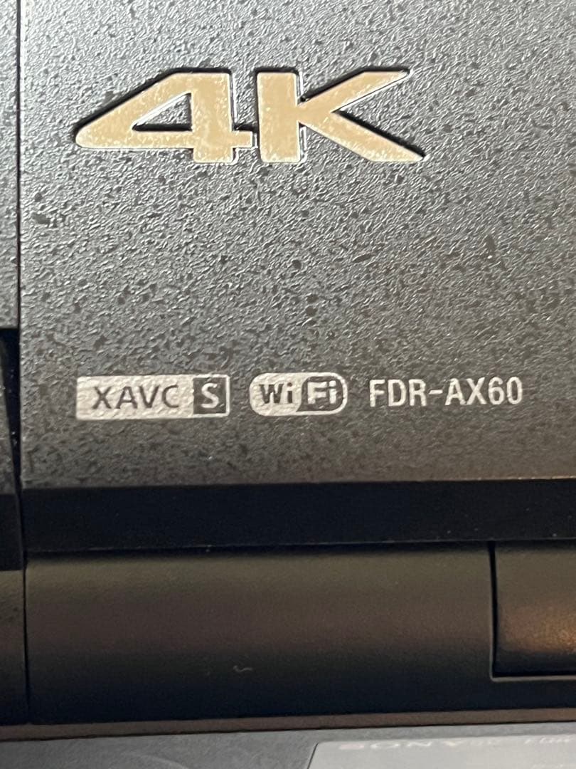 SONY FDR-AX60 ハンディカメラ　動作確認済み