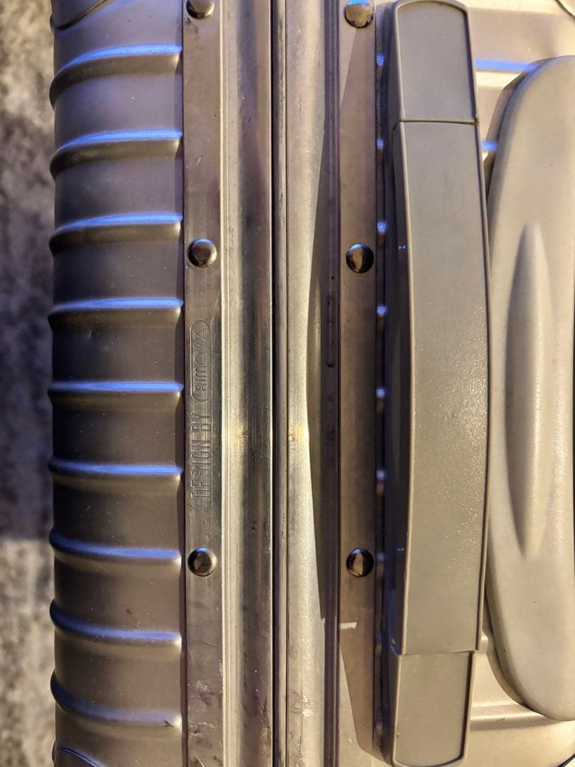 希少✨廃盤青ロゴ リモワ トパーズ 32L 機内持ち込み 2輪 シルバー アルミ