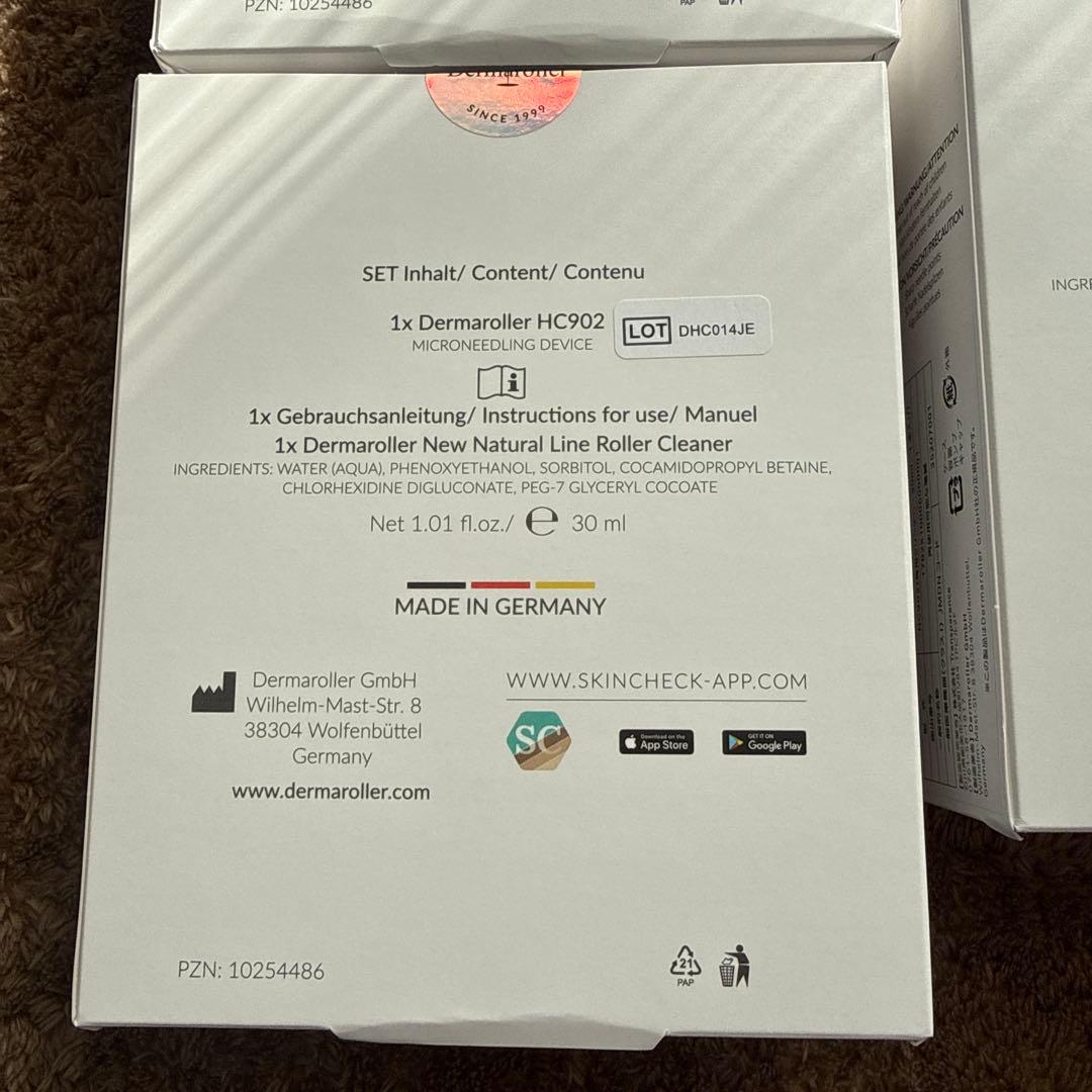 【新品未開封】ダーマローラーHC902 ローラークリーナーセット正規品3個セット