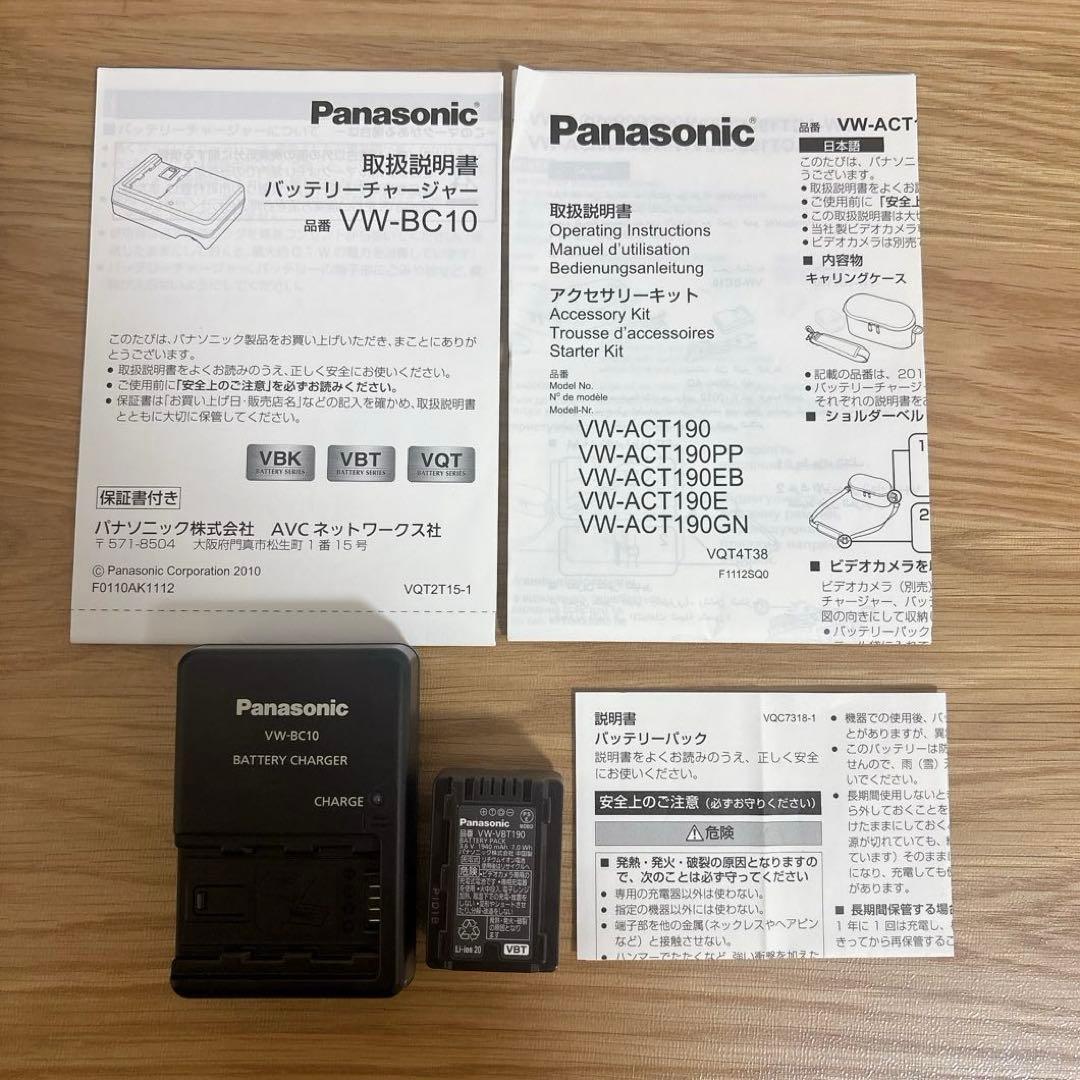 【美品】Panasonic HC-V550M ビデオカメラ キャリングケース付
