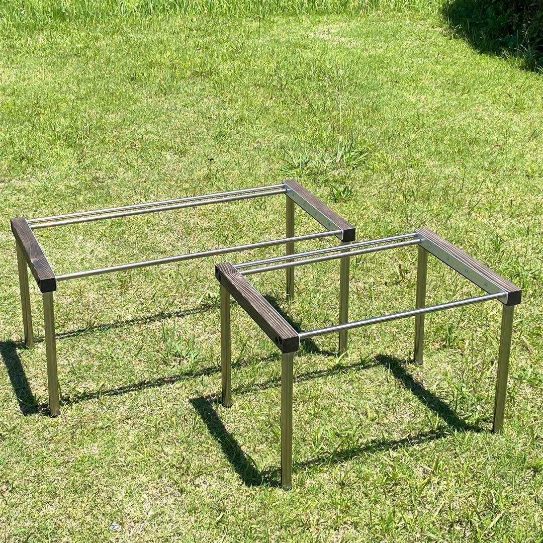 ☆☆オリジナルアウトドアテーブル♪♪スノーピークIGT互換品♪♪2ユニット☆☆