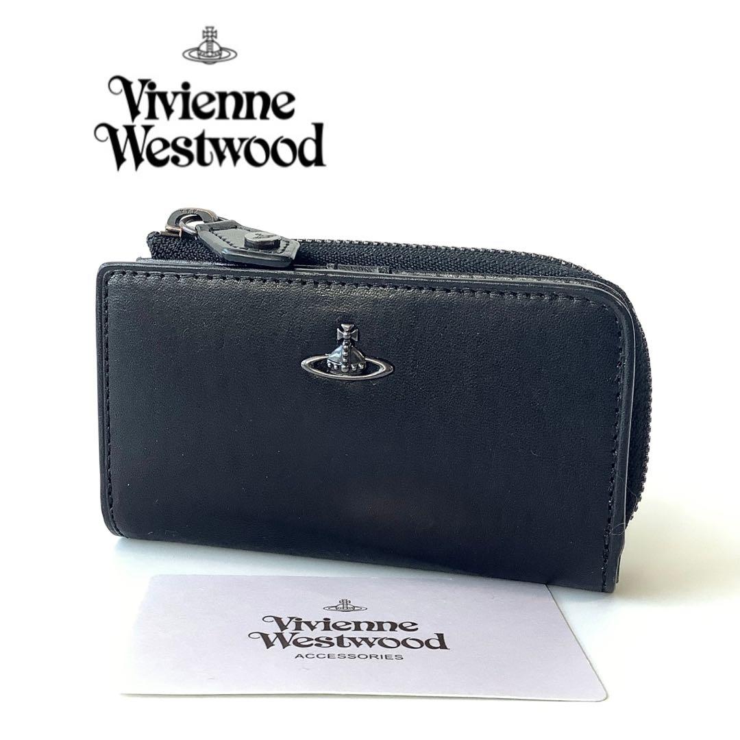 新品★ヴィヴィアンウエストウッド★コッパーキーケース小銭入れミニ財布★ブラック黒