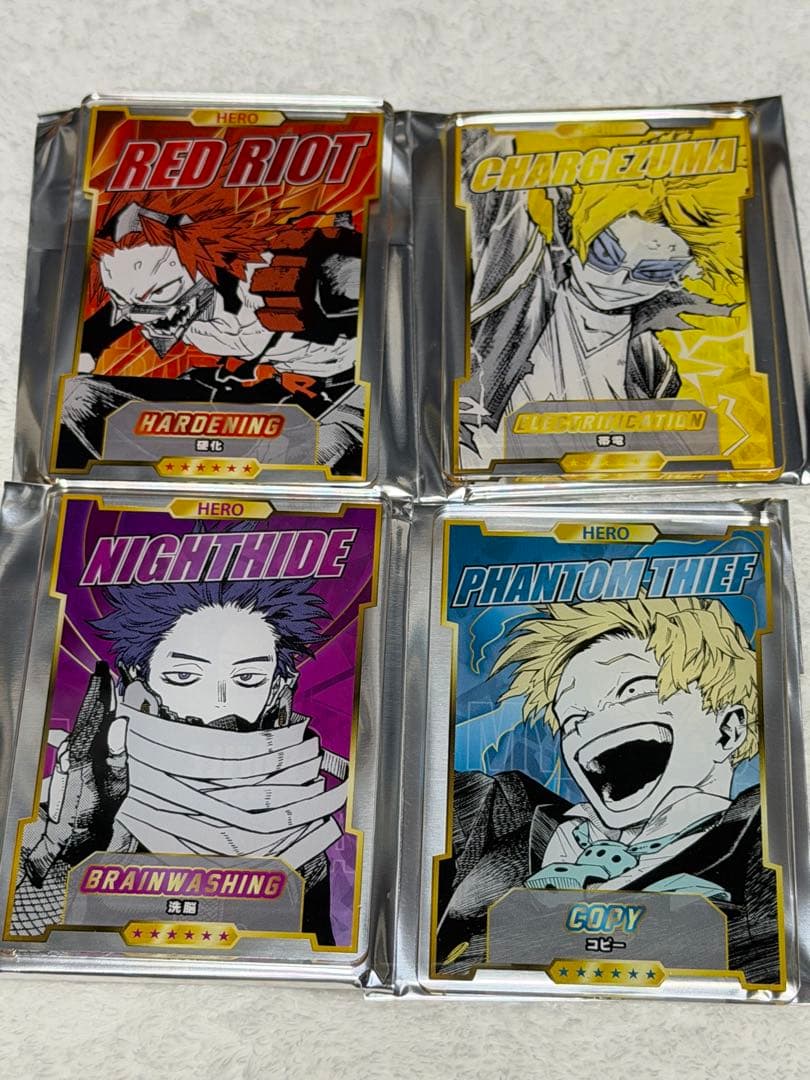 ヒロアカ　ステータスカード　ジャンフェス　コンプリートセット