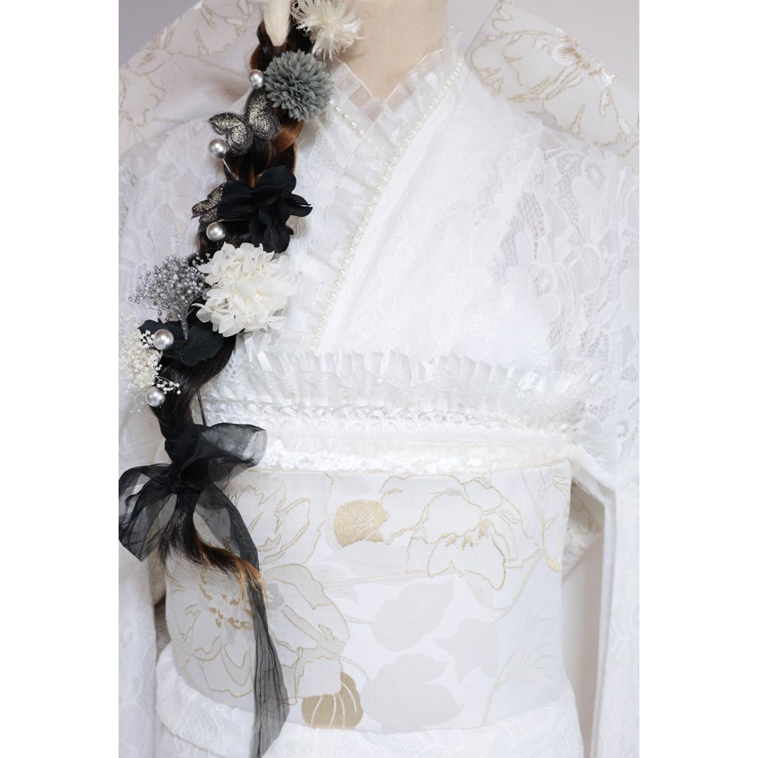 【新品未使用】 振袖7点セット169cm正絹トールサイズフルセット成人式MK49