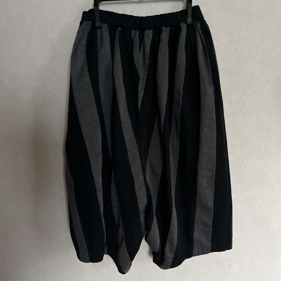 サルエルパンツ　サーカスパンツ　バルーンパンツ　パッチワークパンツ　ストライプ