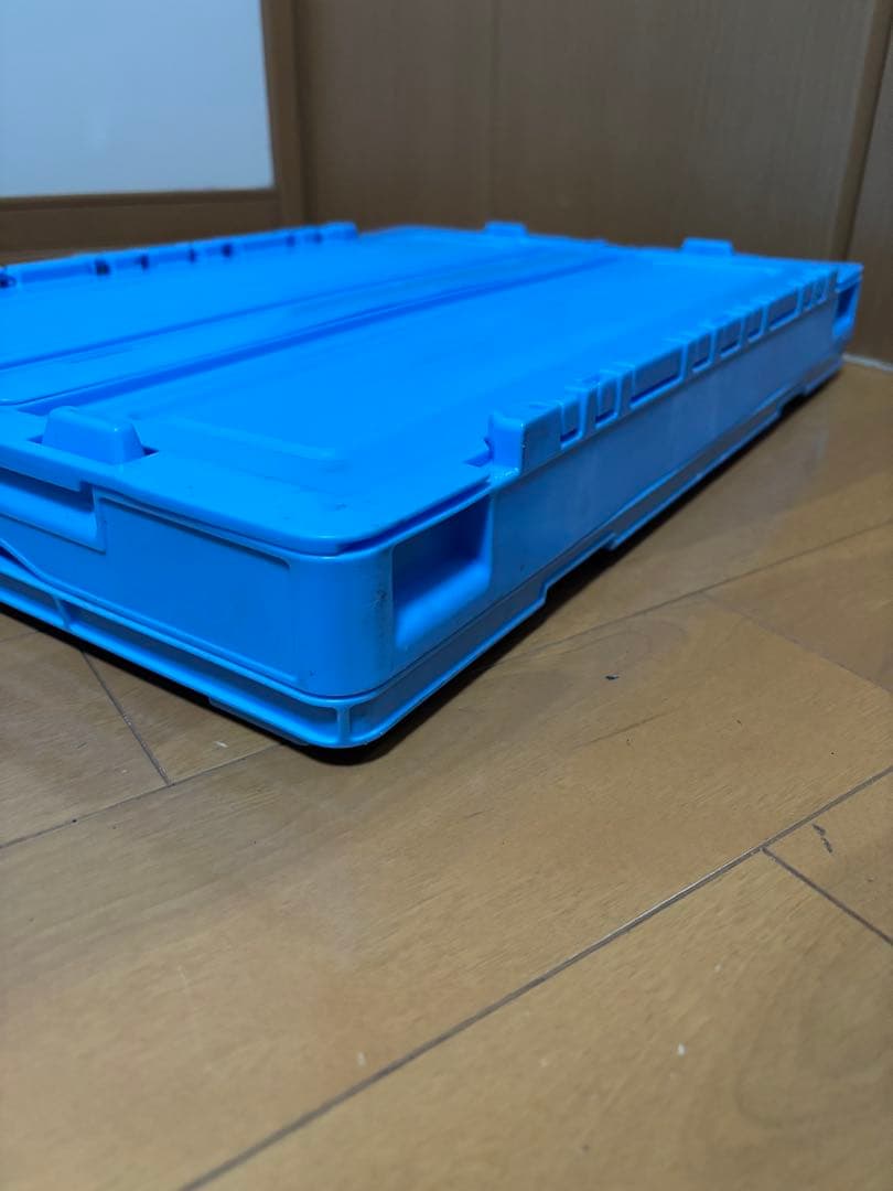 リス折りたたみコンテナ5箱、SANKO平台車1台セット