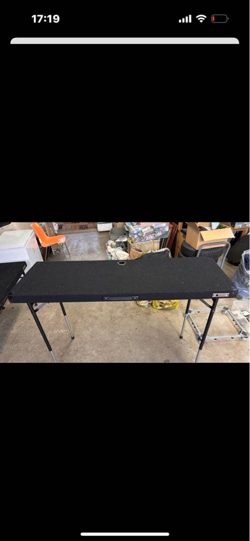 ODYSSEY DJテーブル 黒 長方形