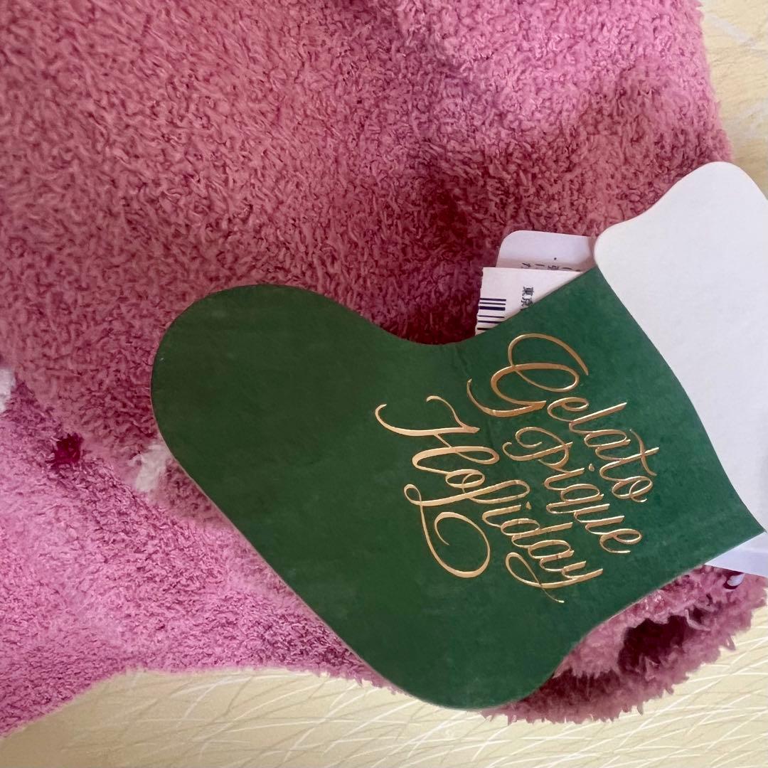 【タグ付き/未使用品】gelato pique ノルディックワンピース ピンク