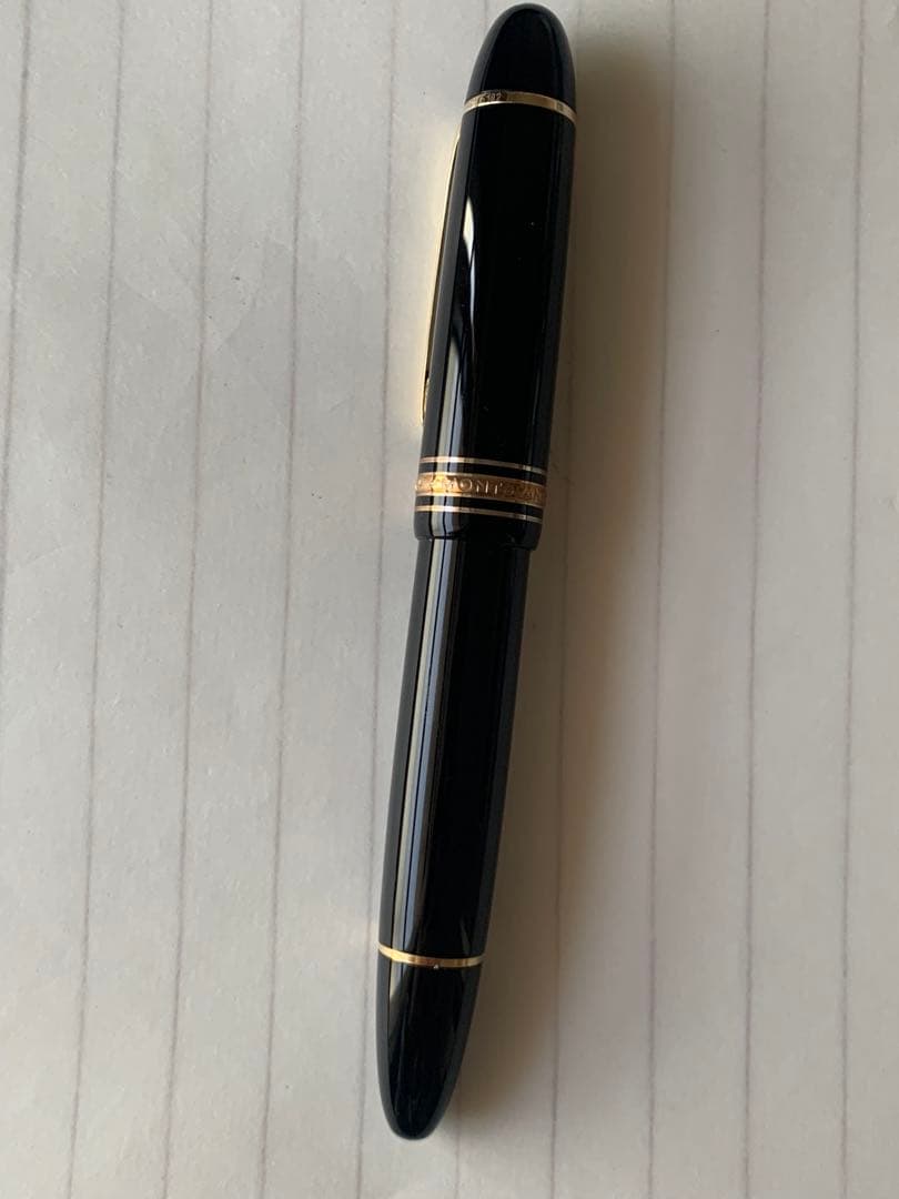 美品 モンブラン 万年筆 マイスターシュテュック149 18Kペン先