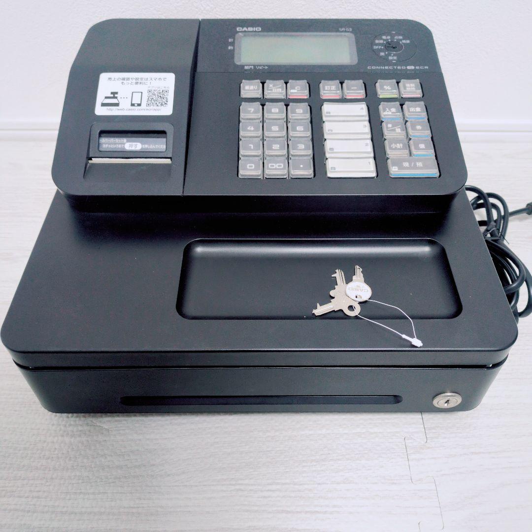 【美品】CASIO カシオ レジスター SR-G3-BK